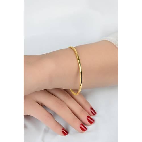 Ajda Bilezik | 8 gr (GRAM) Oluklu Ajda Bilezik Işçiliksiz 22 Ayar Altın